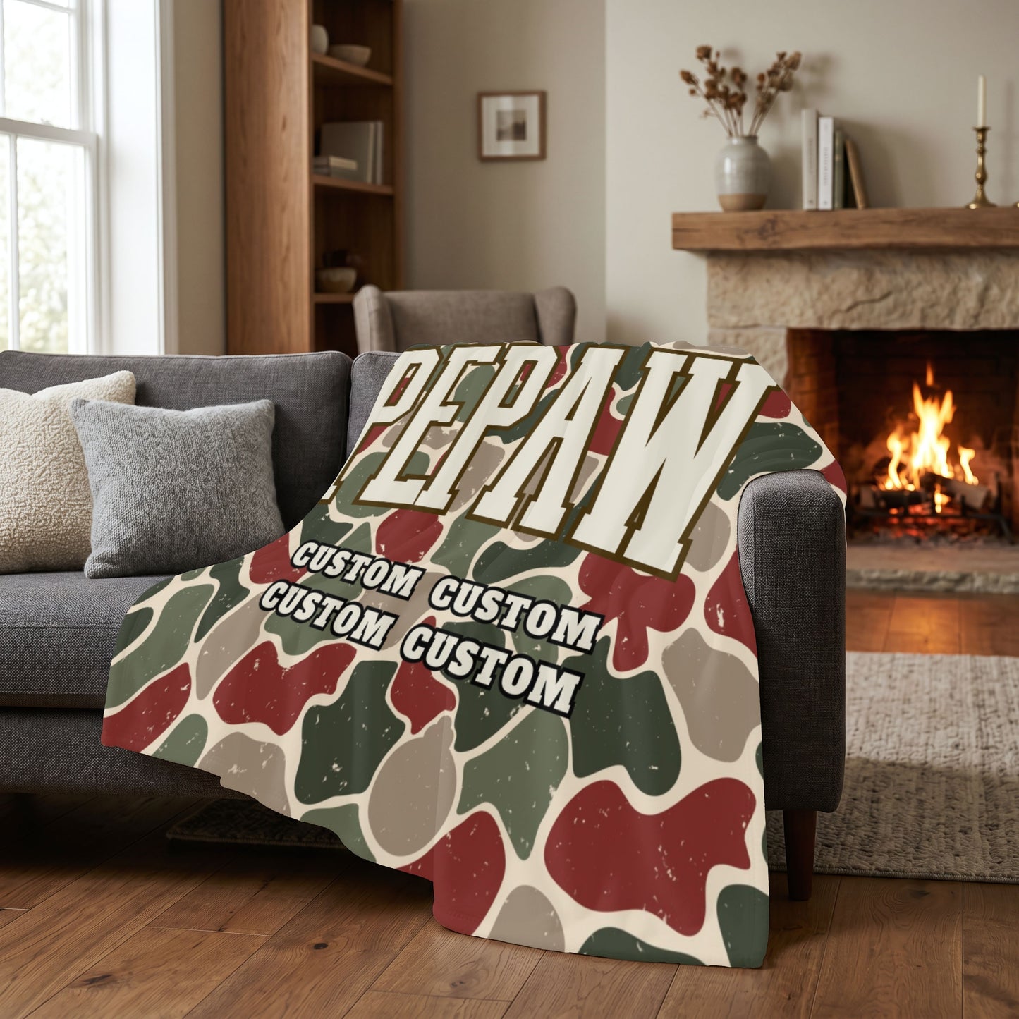 CAMO CUSTOM BLANKET | PREORDER 4/5 WEEK TAT