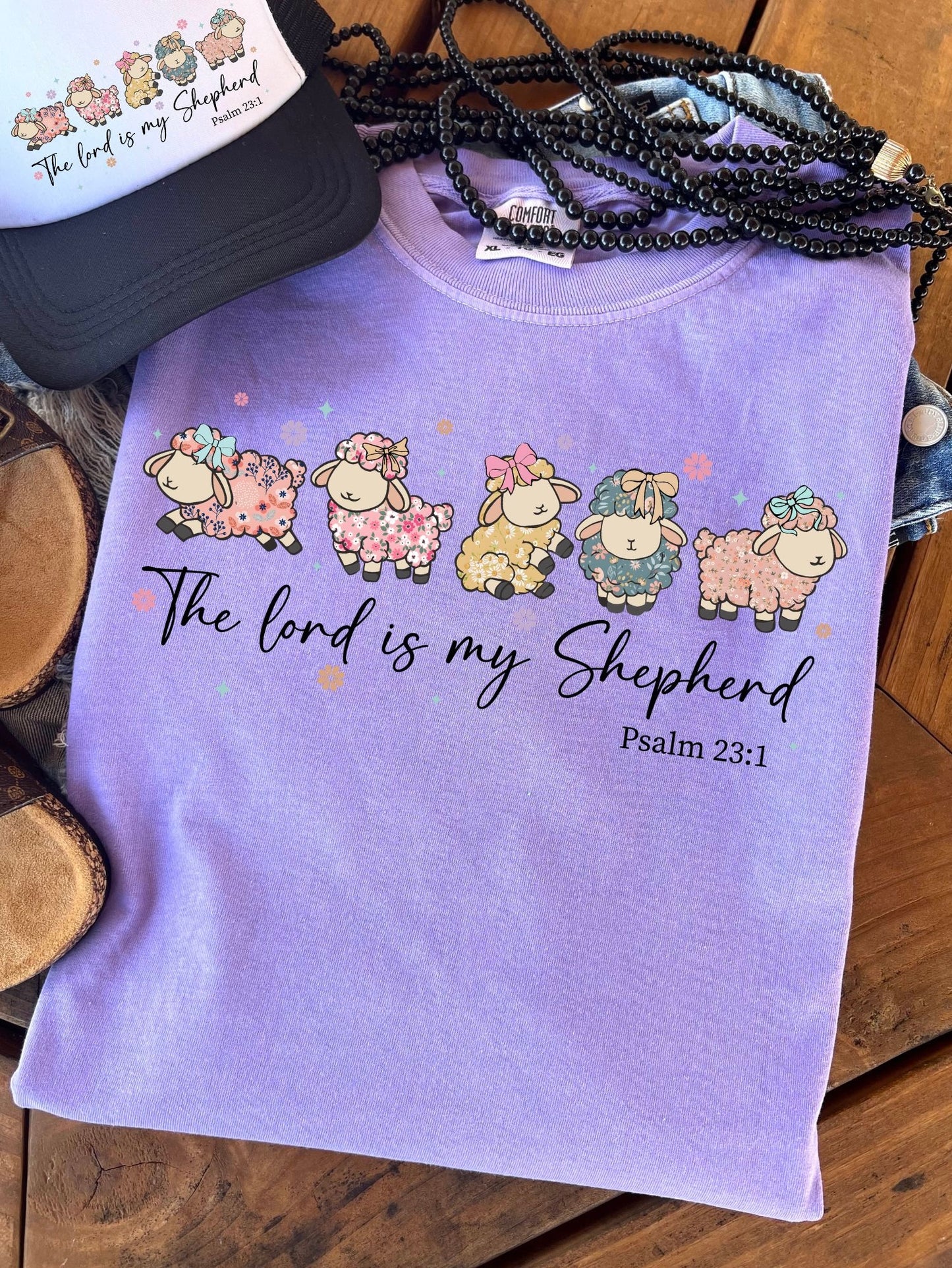The lord is my shepherd sheep| DTF TRANSFER |