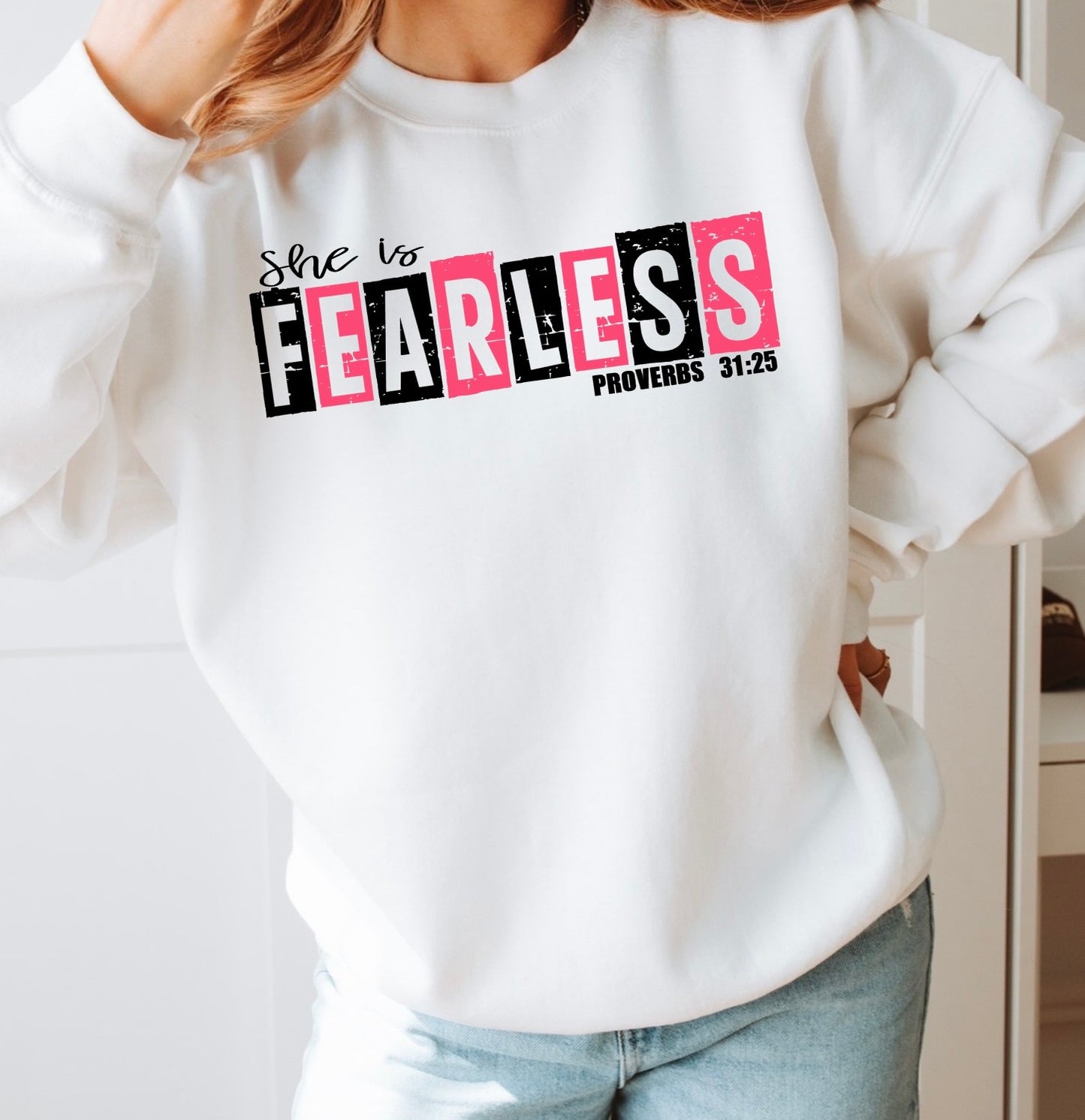 SHE IS FEARLESS DTF TRANSFER