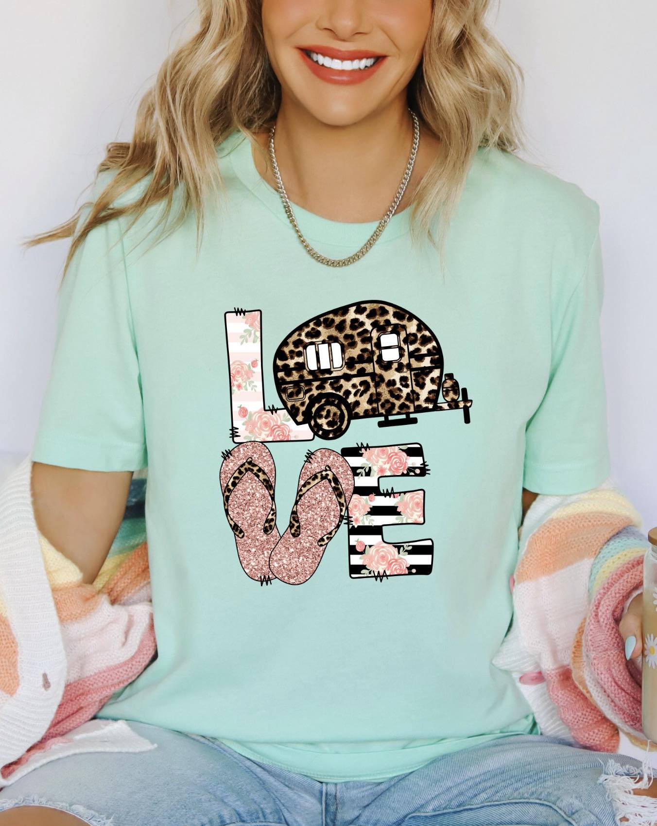 LOVE CAMPING COMPLETED TEE - Wholesale