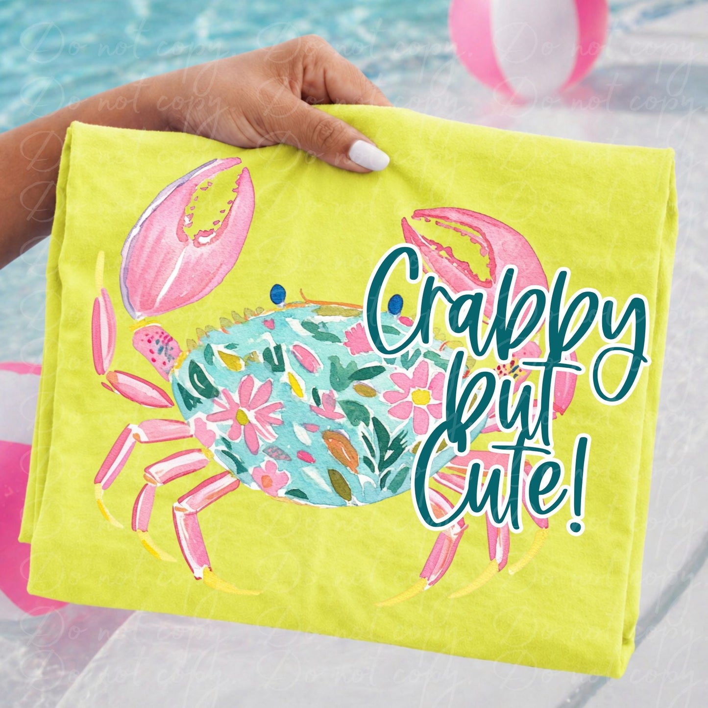 Crabby but Cute | DTF TRANSFER