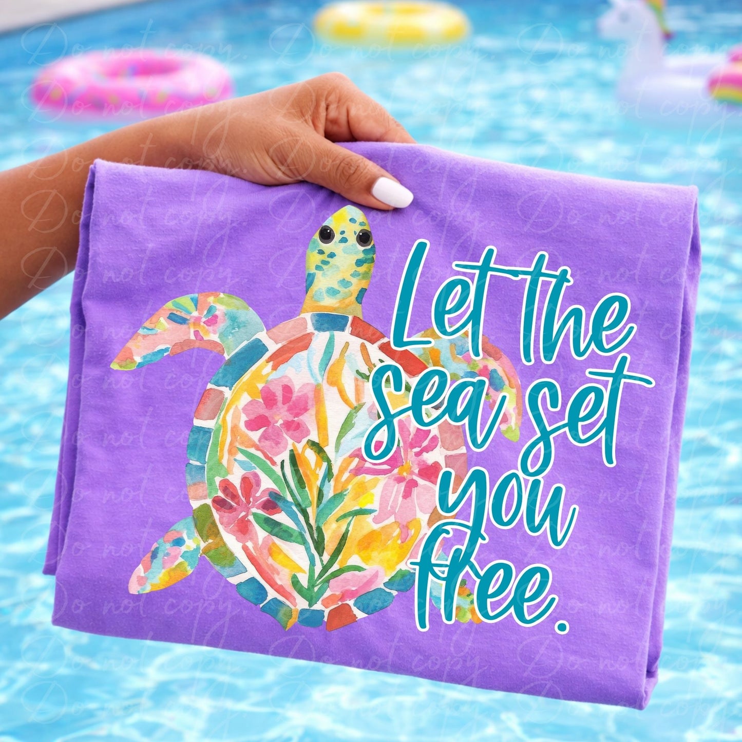 Let The Sea Set you Free | DTF TRANSFER