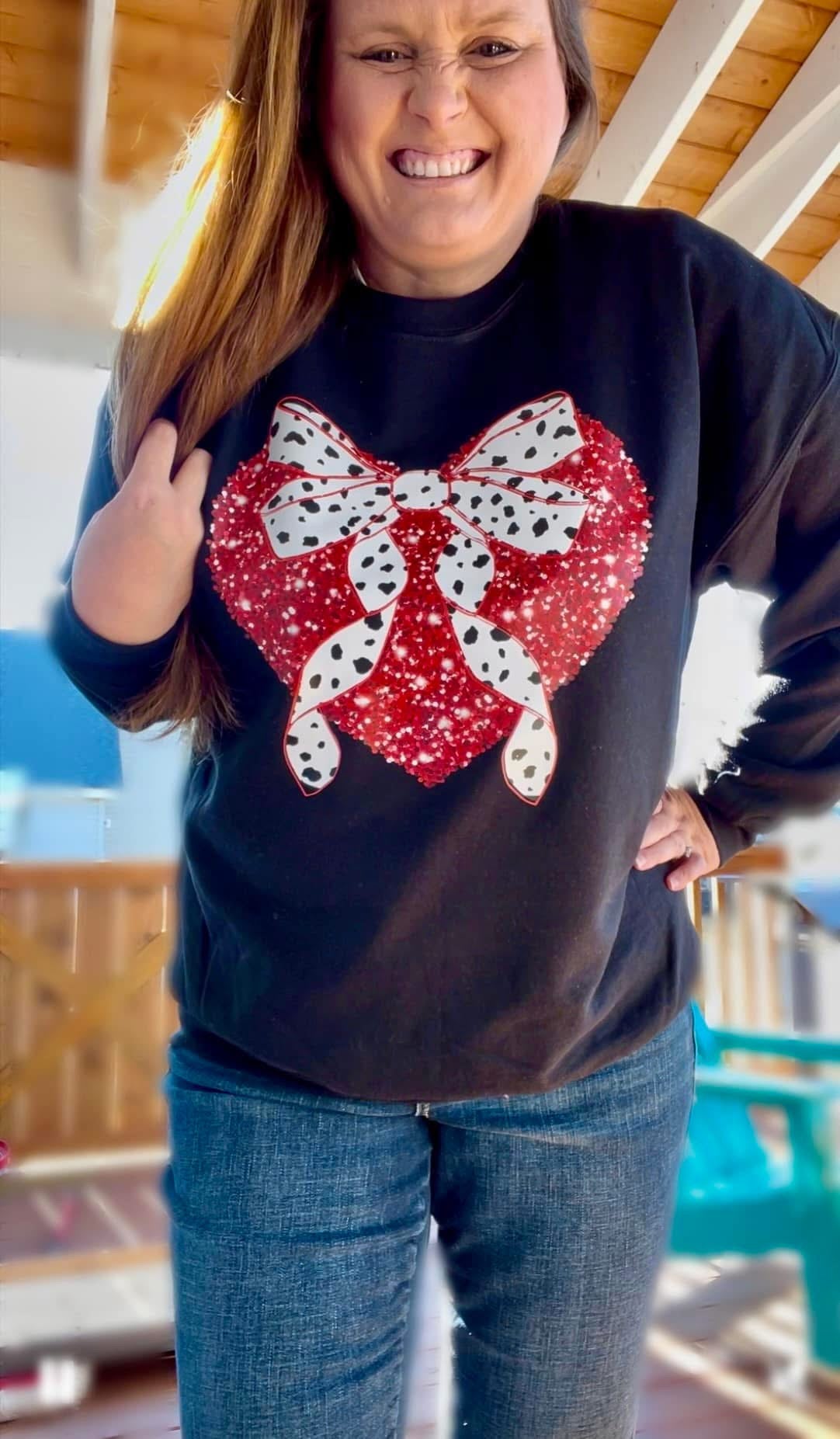 Red VALENTINE HEART | DTF TRANSFER |
