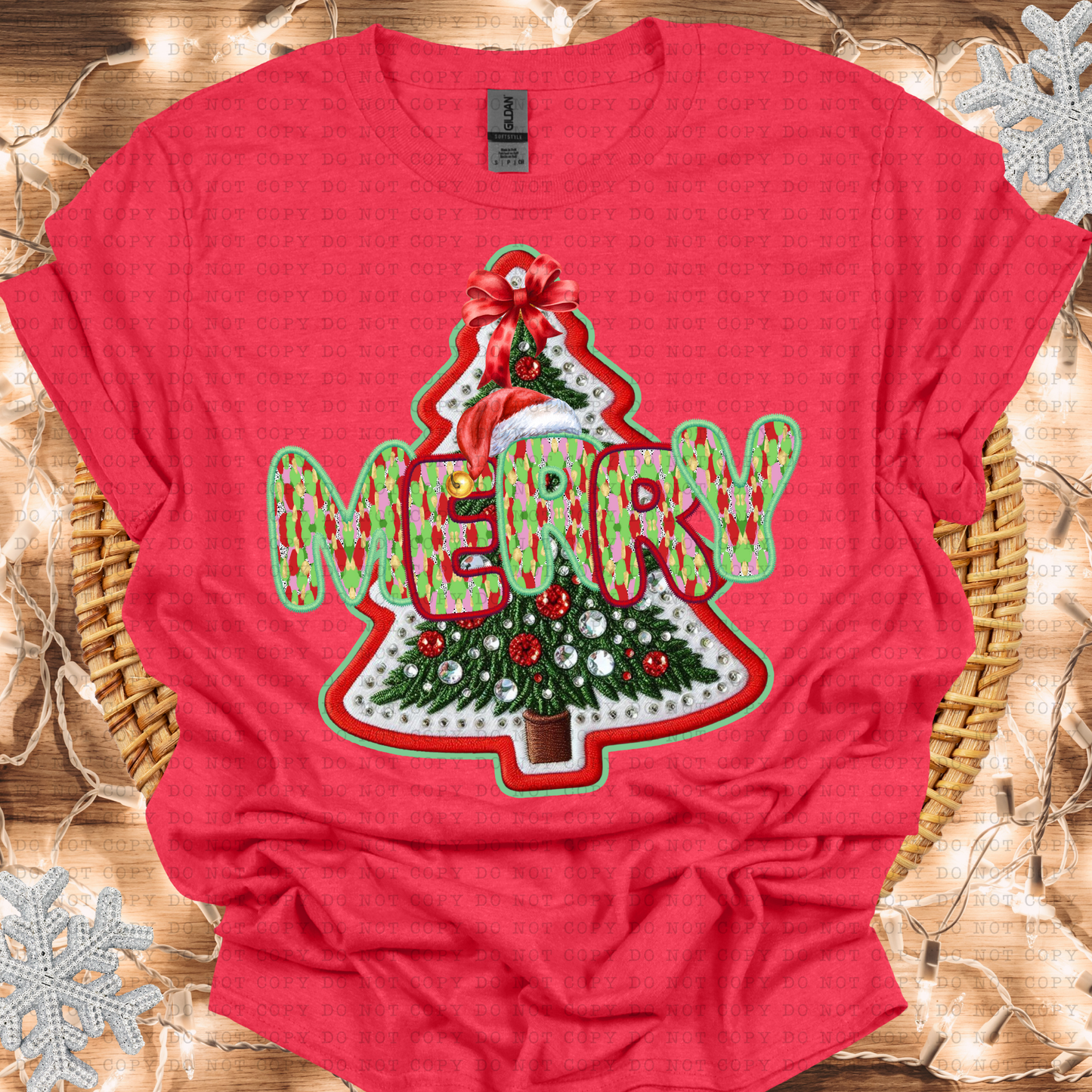 Merry Christmas Tree | DTF TRANSFER |
