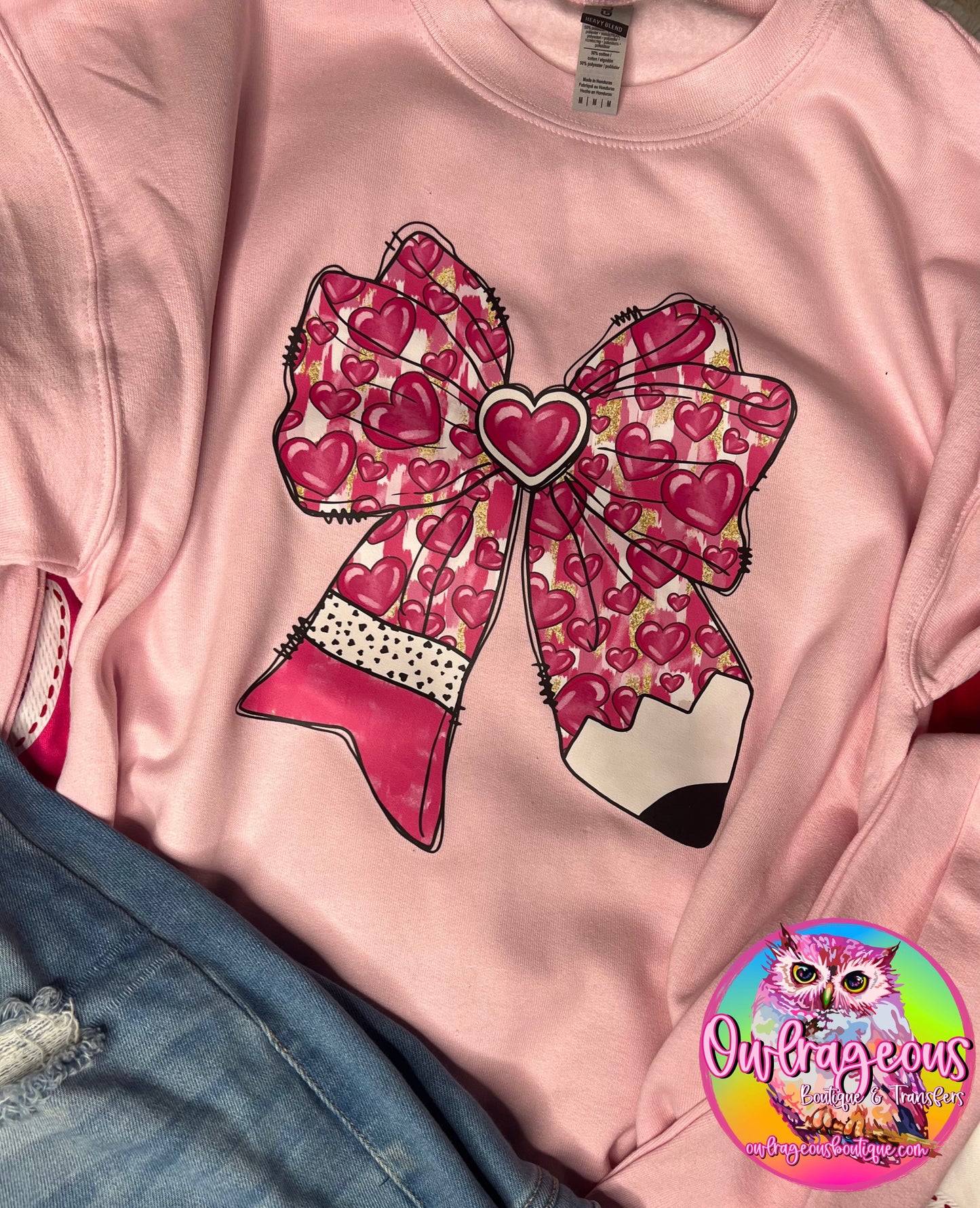 BOW PENCIL | COMPLETED SWEATSHIRT