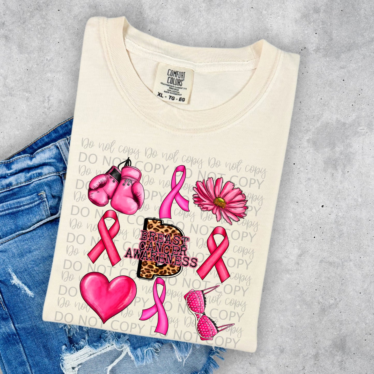 Breast Cancer ribbons -DTF TRANSFER