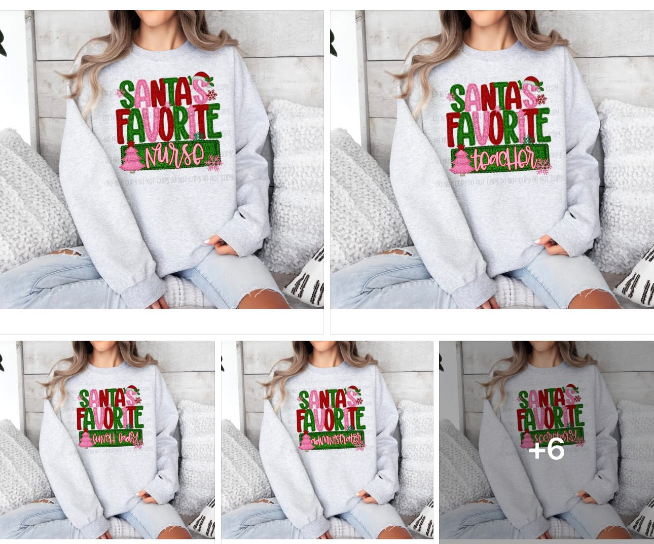 Santa’s Favorite Custom | DTF TRANSFER