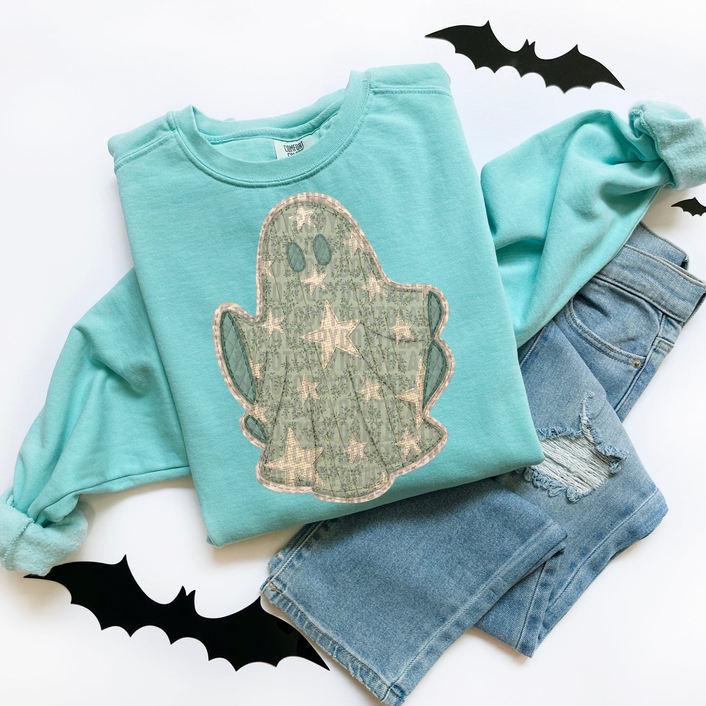 Ghost Stitches | DTF TRANSFER { sdd }