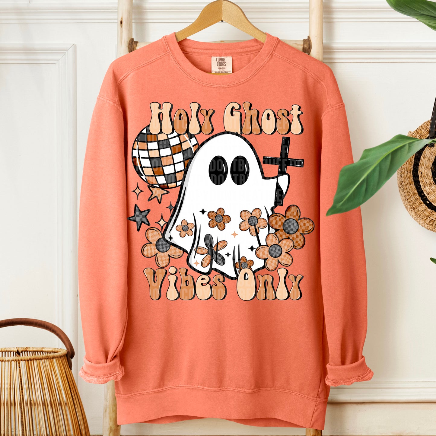 HOLY GHOST VIBES ONLY - DTF TRANSFER