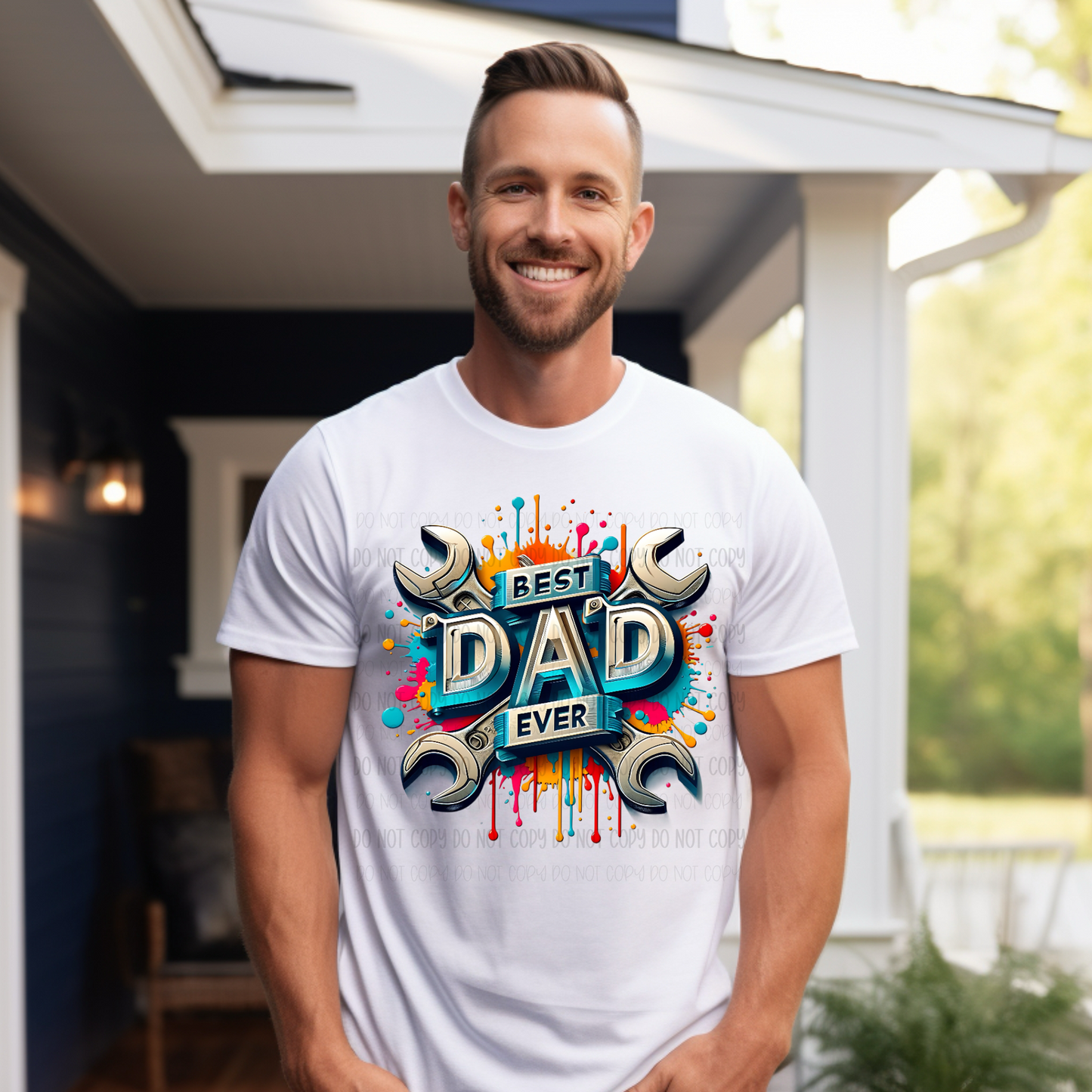 Best Dad Ever DTF Transfer