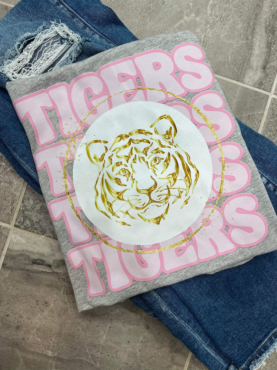 Preppy Tigers Dtf Transfer Owlrageous Boutique And Transfers