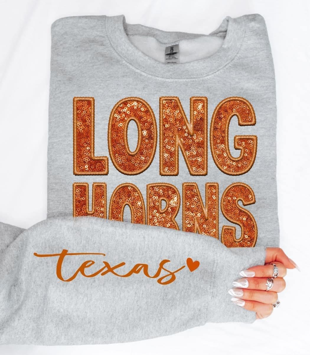 Texas Sequin DTF Transfer
