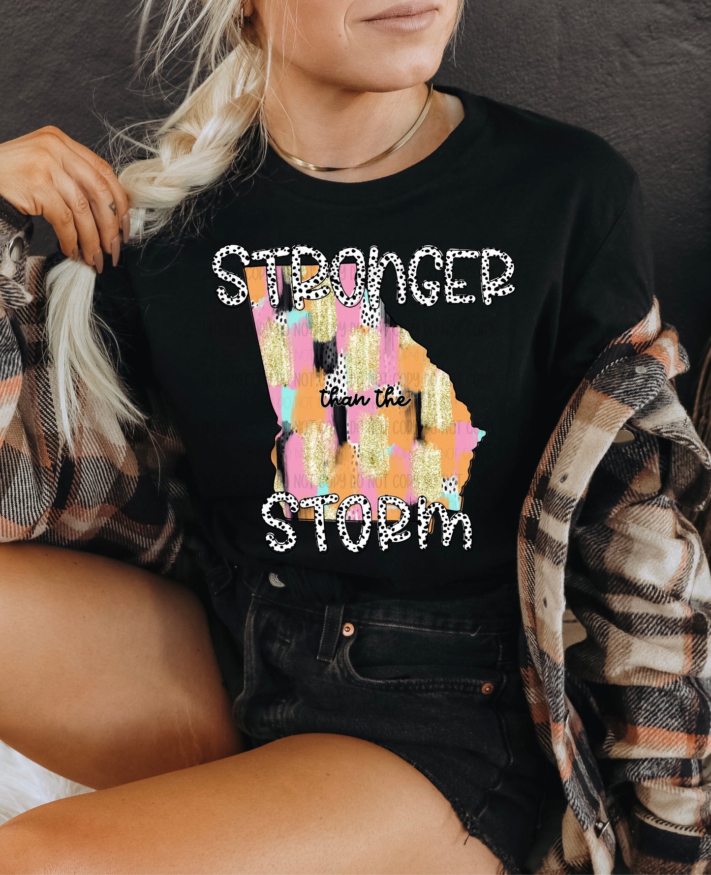 State Strong DALMATION Dot | Georgia | DTF TRANSFER |