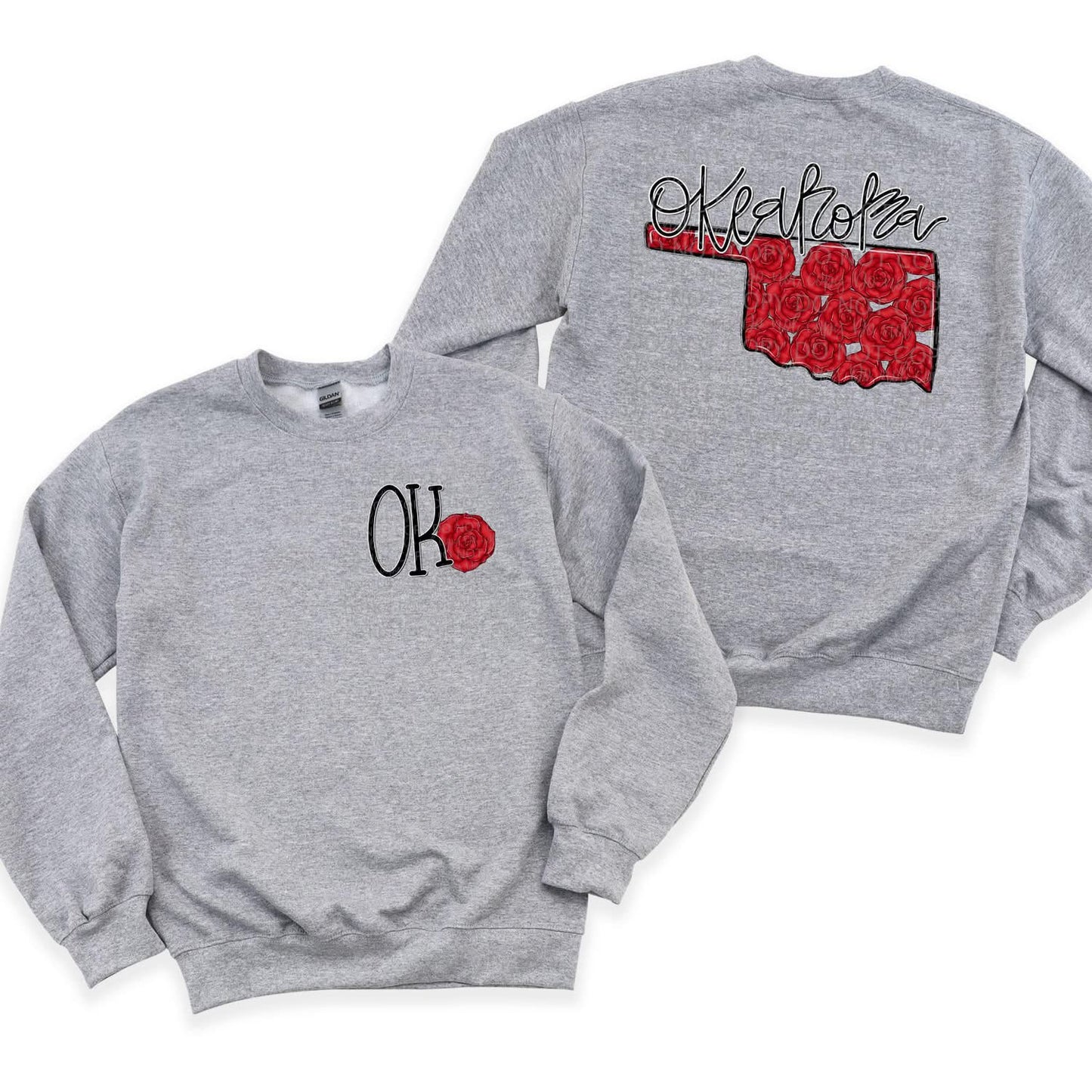 Floral State | FRONT & BACK PRINT | DTF TRANSFER