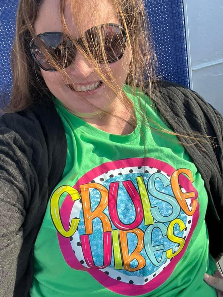 CRUISE VIBES NEON CIRCLE PNG DIGITAL DOWNLOAD