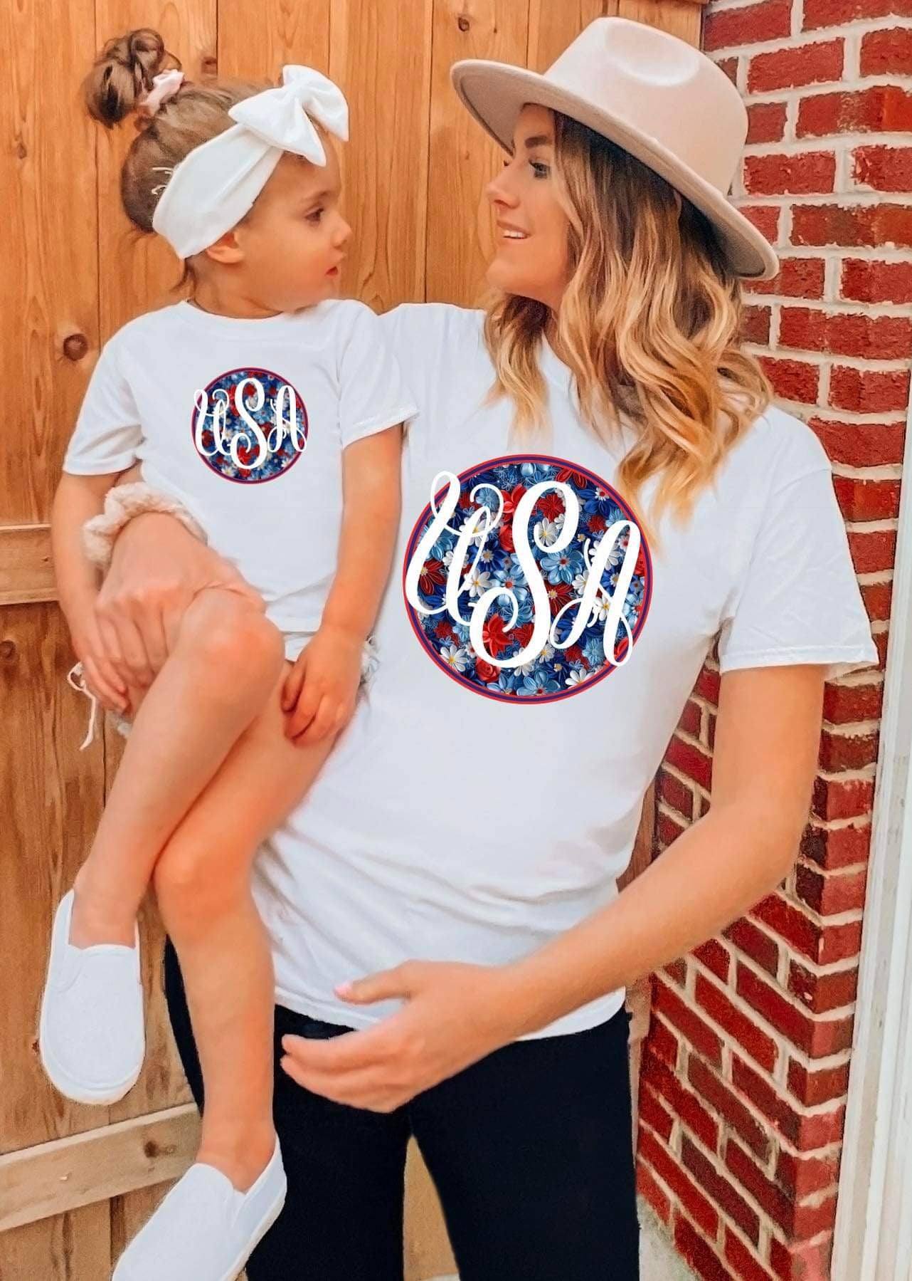 USA FLORAL CIRCLE -DTF TRANSFER