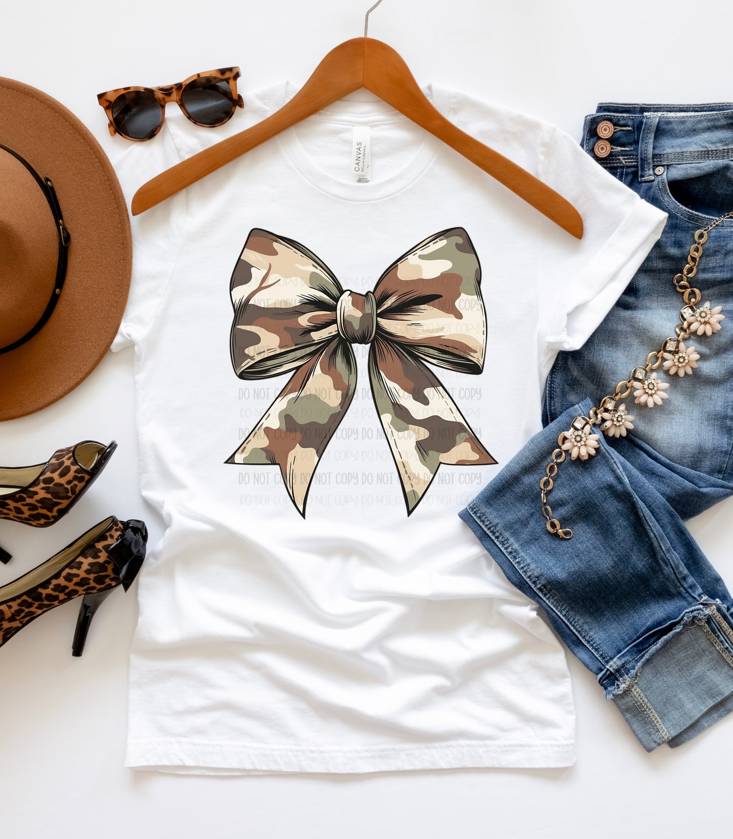 CAMO BOW | DTF TRANSFER |