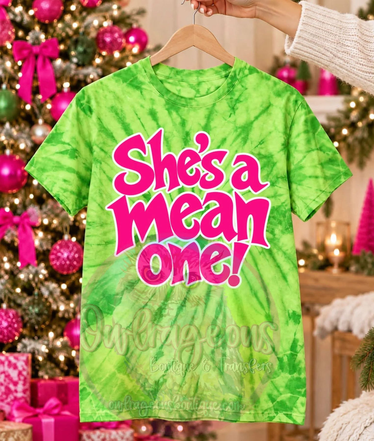 She’s A Mean One | DTF PRINTED APPAREL