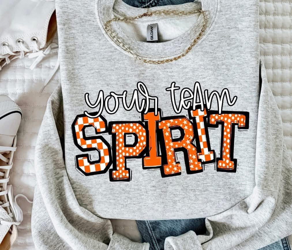 CUSTOM TEAM SPIRIT | DTF TRANSFER