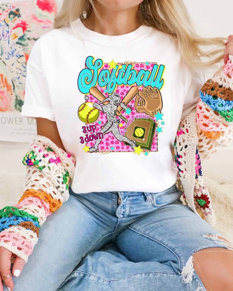 Softball Neon -DTF TRANSFER