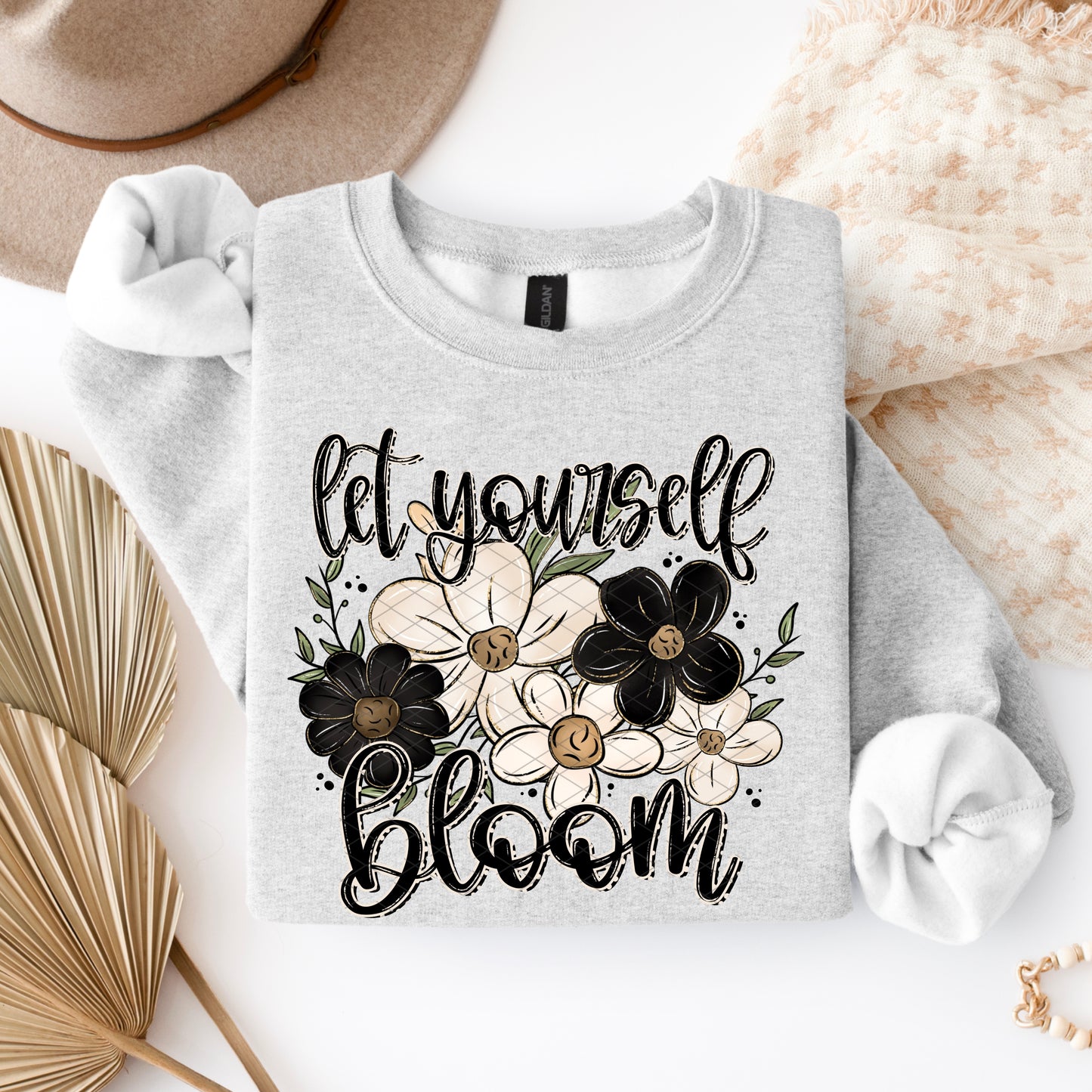 LET YOURSELF BLOOM | DTF TRANSFER SDD