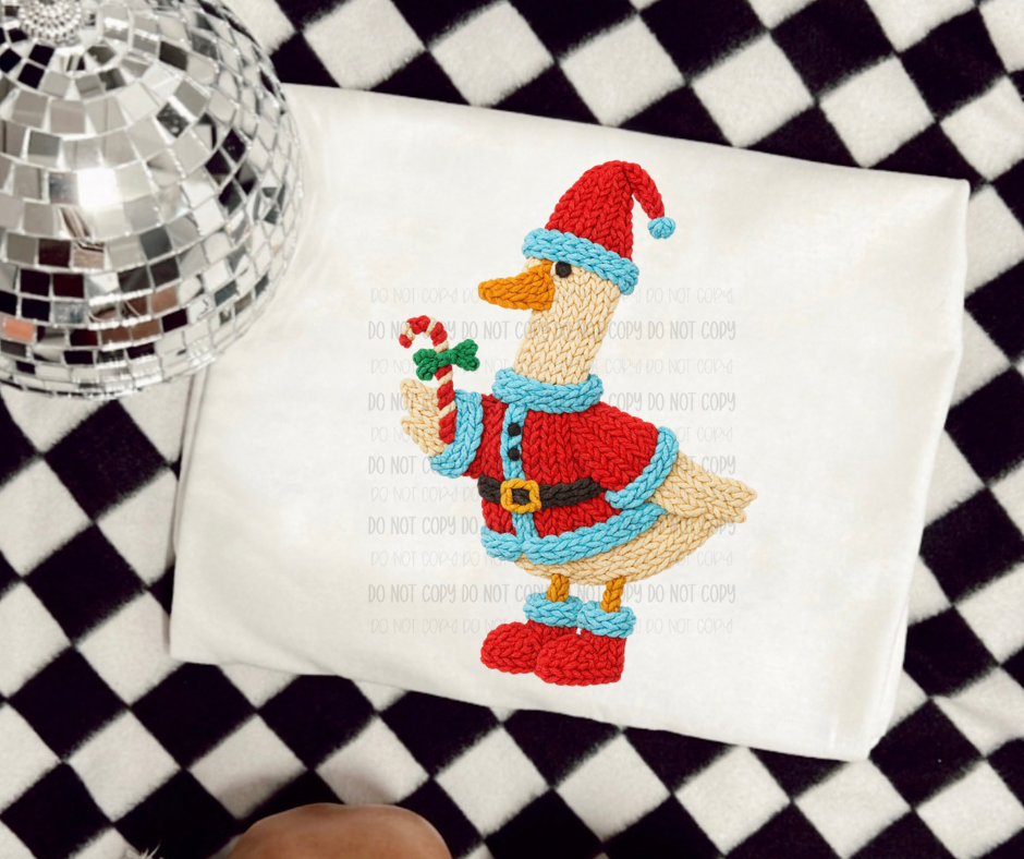 CHRISTMAS DUCK | DTF TRANSFER