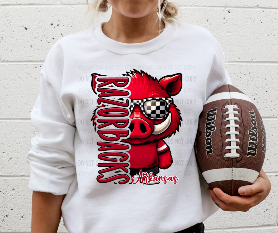 Arkansas Razorbacks DTF Transfer Owlrageous Boutique and Transfers