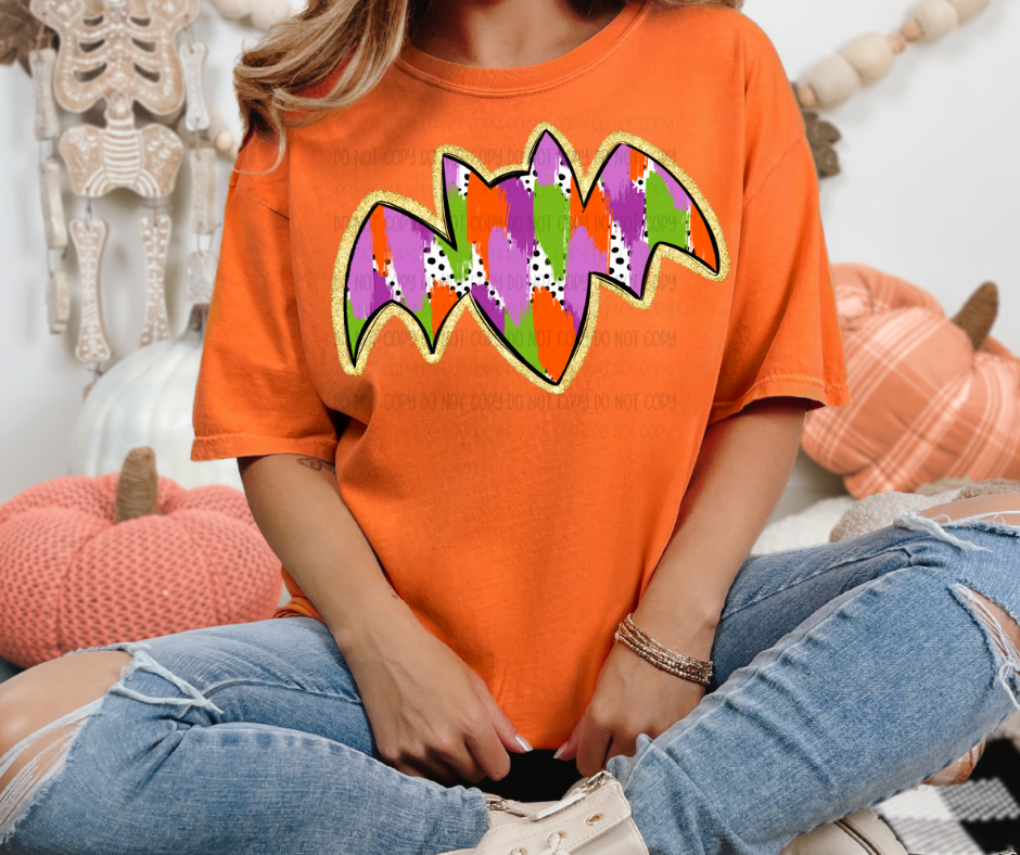 Paint Stroke Bat | DTF TRANSFER |