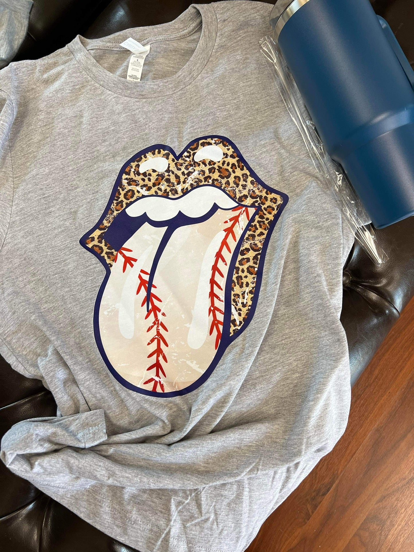 Baseball Lips Tee