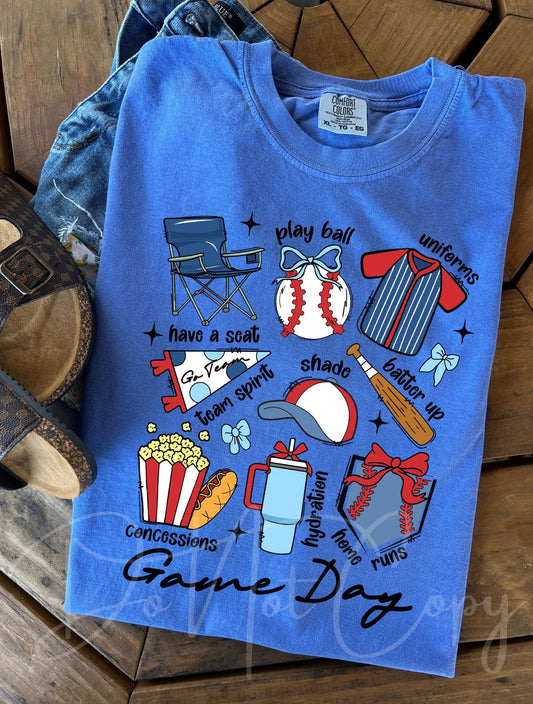 Game Day Baseball  -DTF TRANSFER