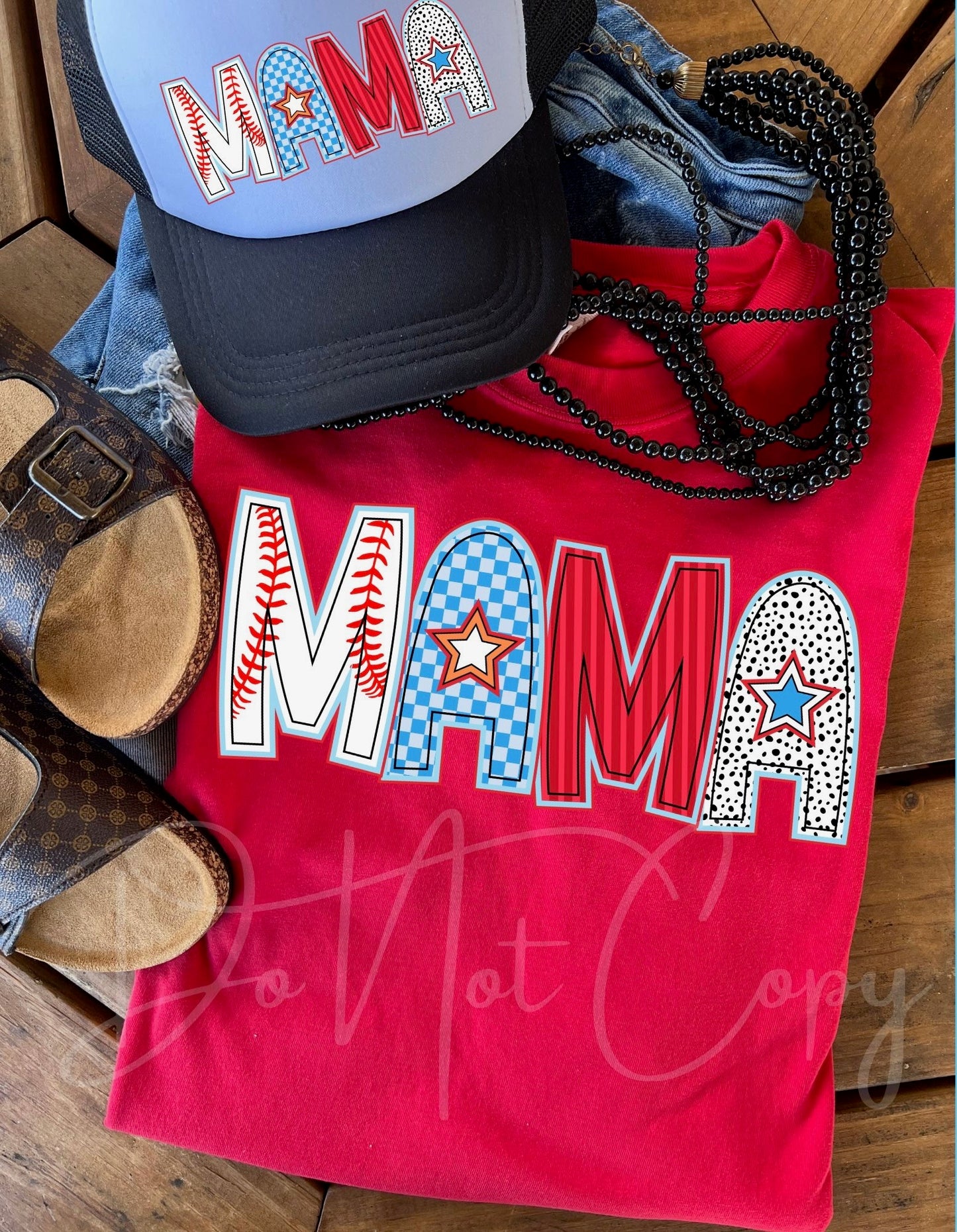 Mama Baseball  -DTF TRANSFER