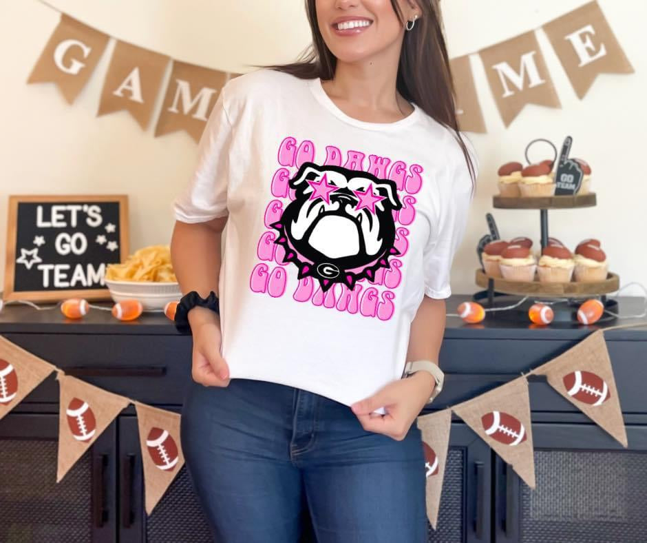 Go Dawgs Pink preppy - DTF Transfer