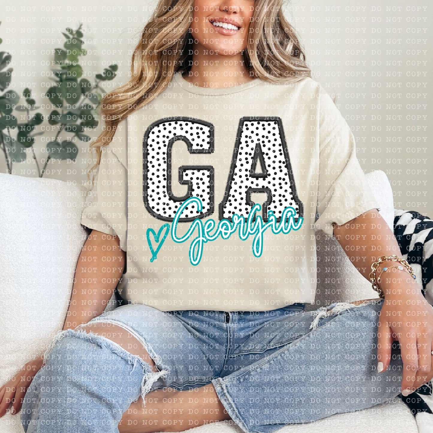 Dotted States DTF Transfer
