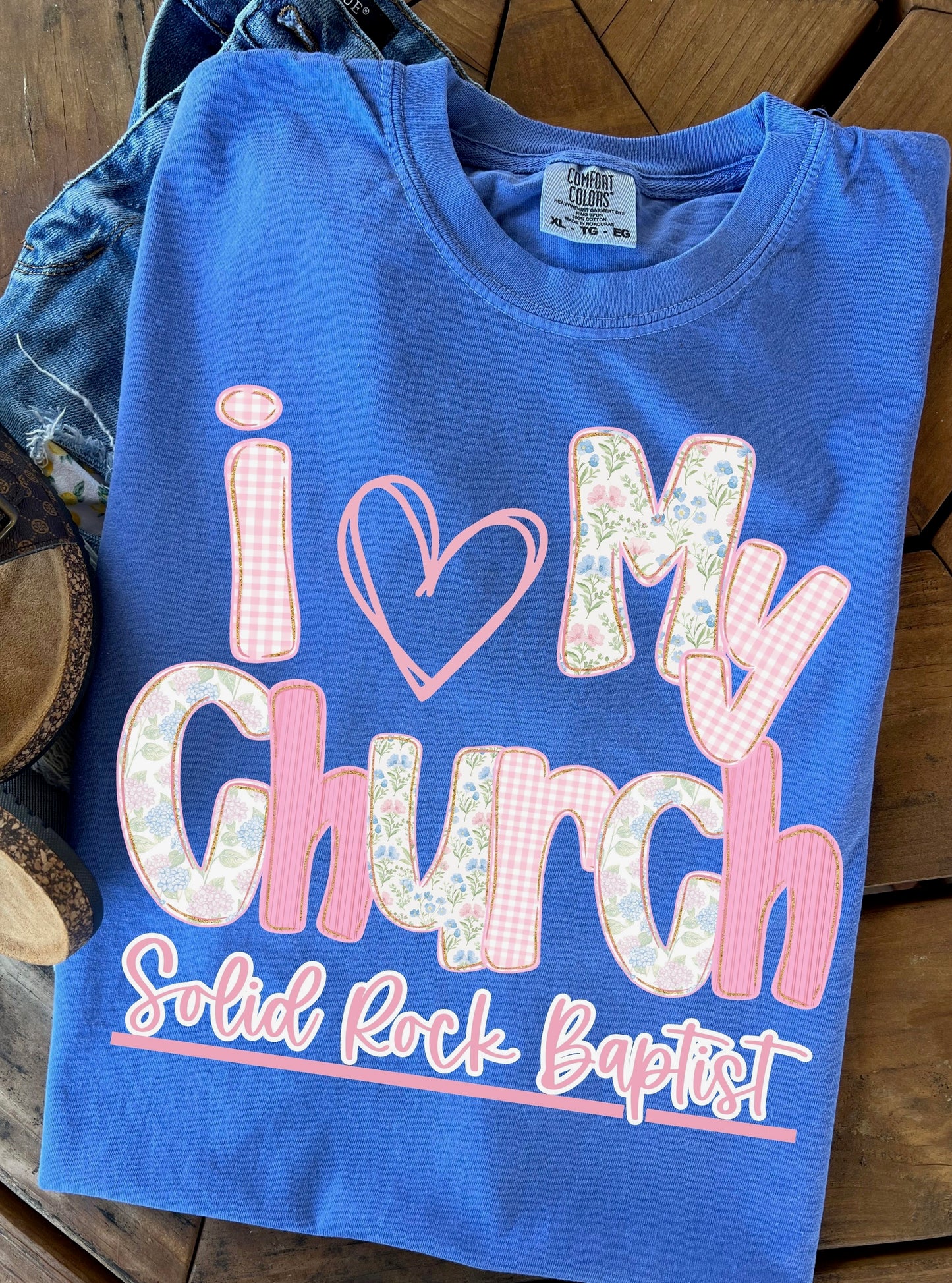CUSTOM | CHURCH PINK ALPHA   | DTF TRANSFER