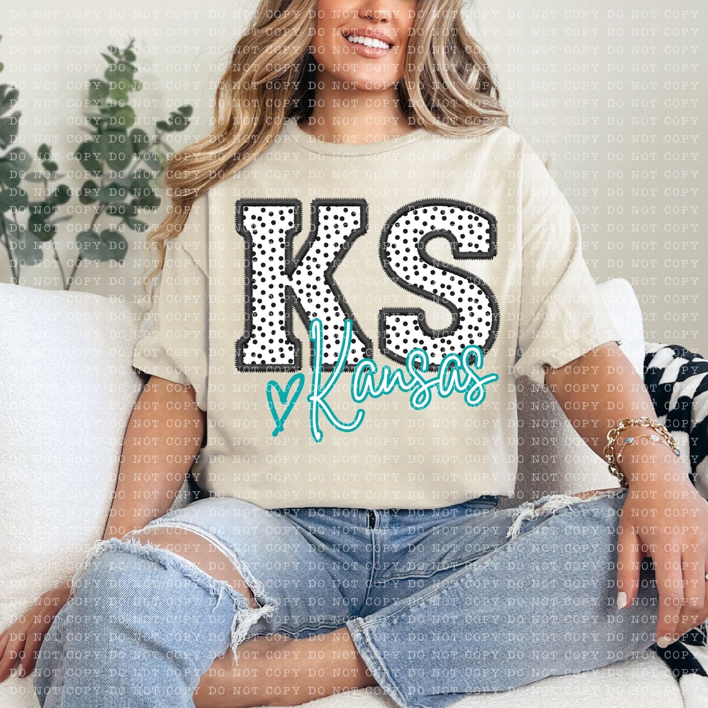Dotted States DTF Transfer
