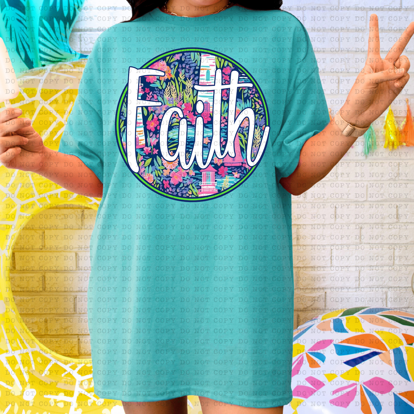 FAITH LILY LIGHTHOUSE PNG DIGITAL DOWNLOAD