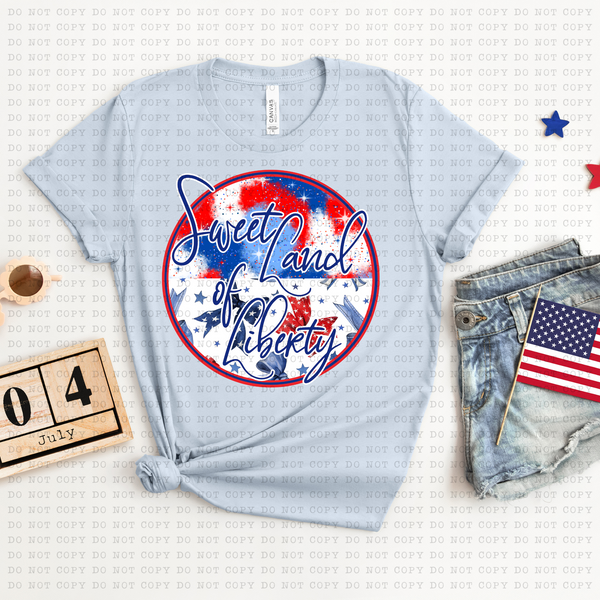 SWEET LAND OF LIBERTY PNG DIGITAL DOWNLOAD
