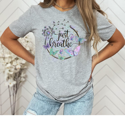 Just Breathe DTF Transfer