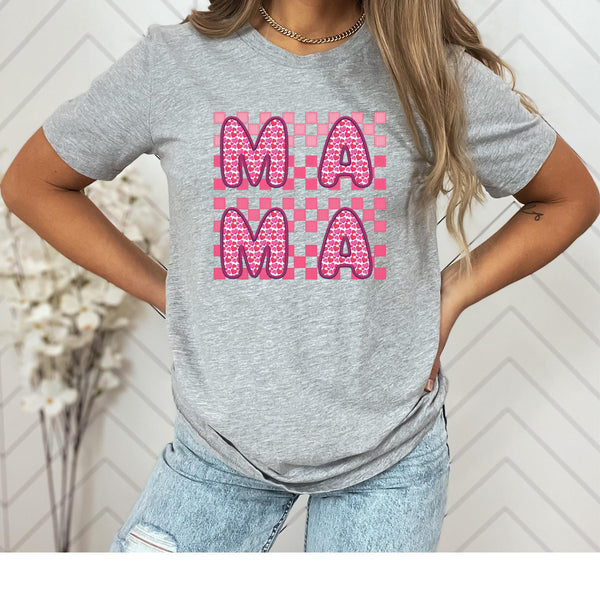 Hearts MA MA DTF Transfer