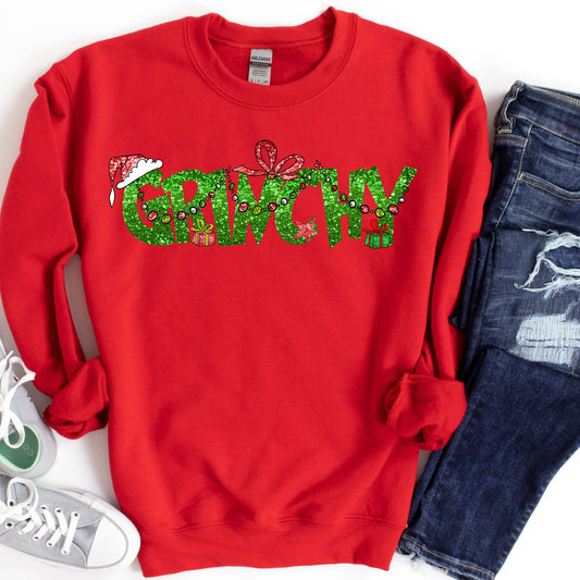 Green Man Glitter | DTF TRANSFER |