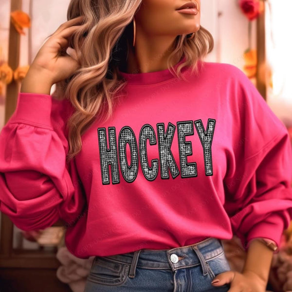 Sports Sparkle Faux Embroidery -  DTF Transfer