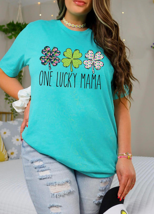 ONE LUCKY MAMA -DTF TRANSFER