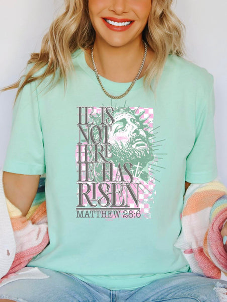 HE HAS RISEN COMPLETED TEE - Wholesale