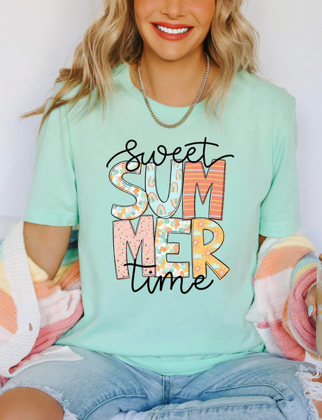 SWEET SUMMERTIME COMPLETED TEE - Wholesale