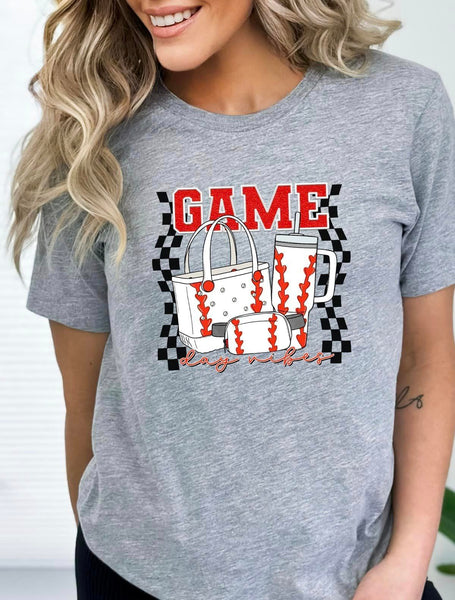 GAME DAY BASEBALL COMPLETED TEE - Wholesale
