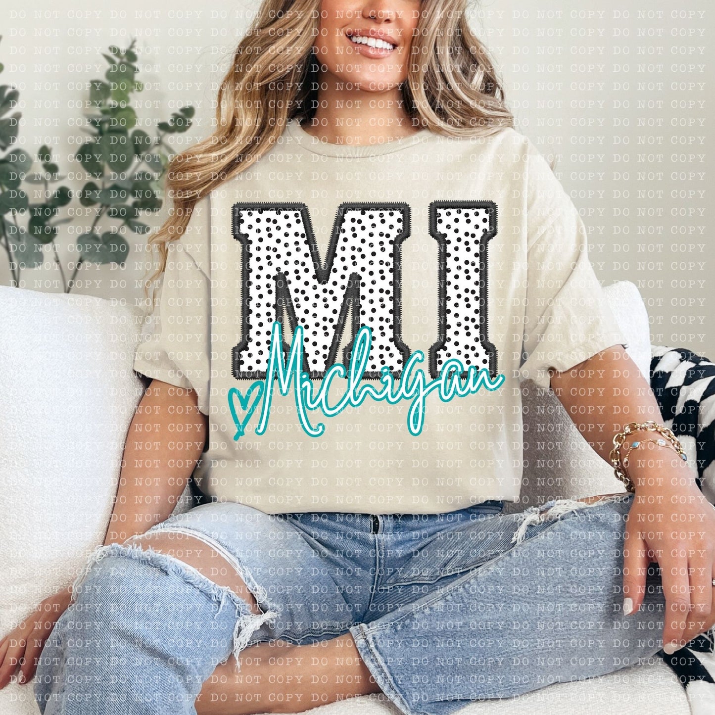 Dotted States DTF Transfer