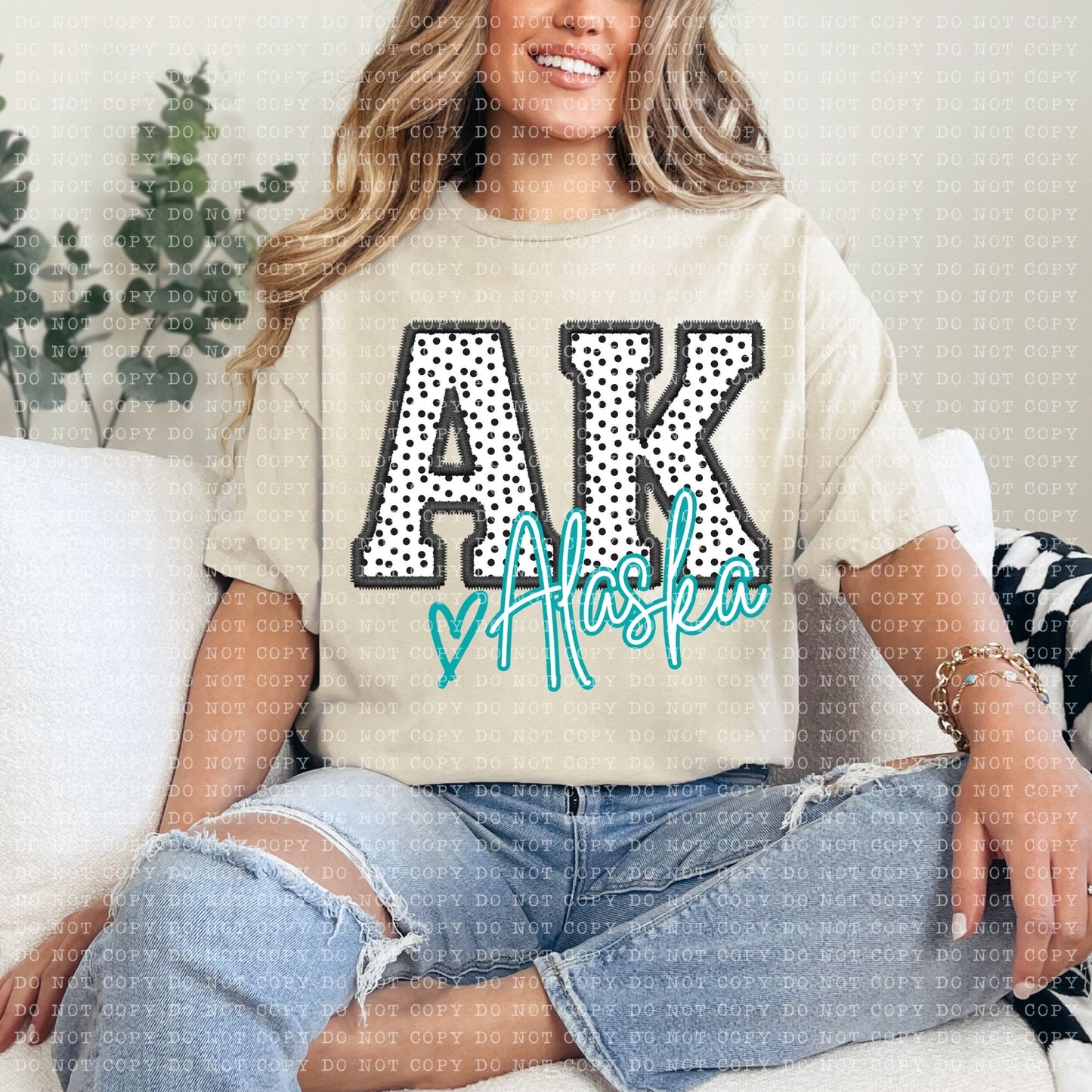 Dotted States DTF Transfer