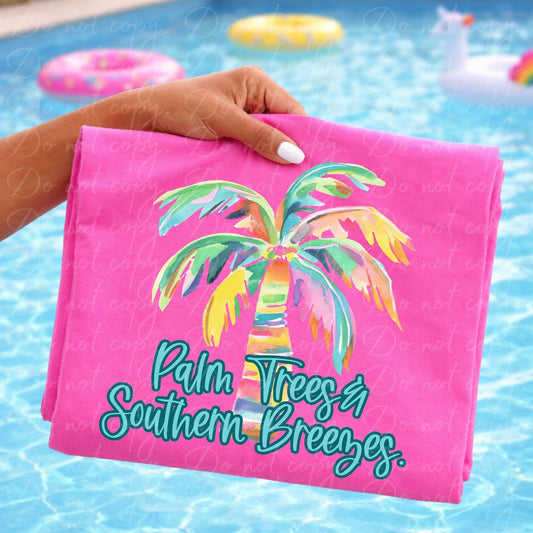 PALM TREES & SOUTHERN BREEZE  | DTF TRANSFER