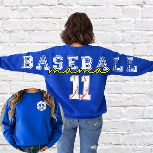COMPLETED OVERSIZED SPORTS SWEATSHIRT