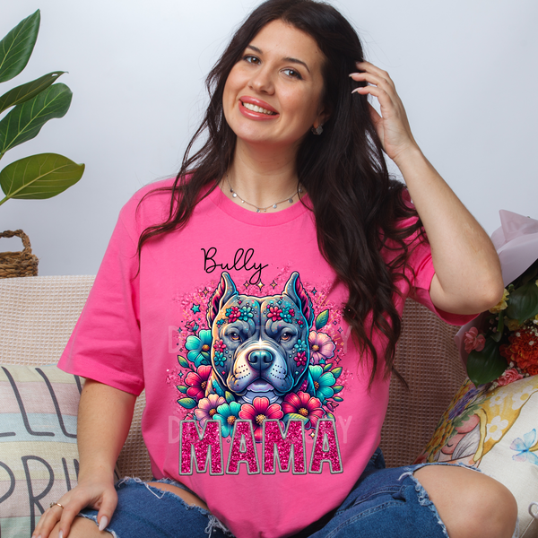 BULLY MAMA SPRING DOGS-DTF TRANSFER